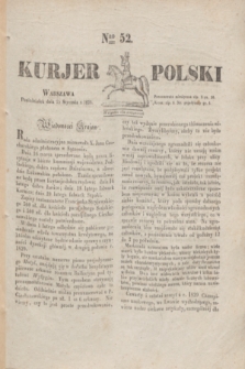 Kurjer Polski. 1830, Nro 52 (25 stycznia)