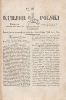 Kurjer Polski. 1830, Nro 59 (1 lutego)