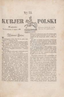 Kurjer Polski. 1830, Nro 72 (15 lutego)
