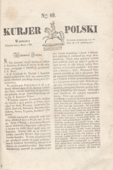 Kurjer Polski. 1830, Nro 89 (4 marca)