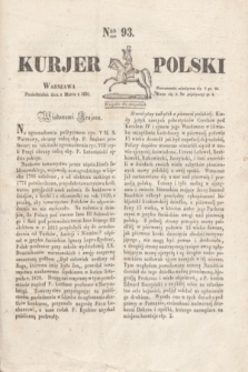 Kurjer Polski. 1830, Nro 93 (8 marca)