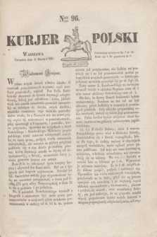 Kurjer Polski. 1830, Nro 96 (11 marca)