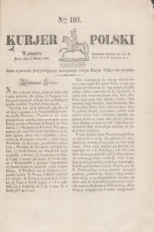 Kurjer Polski. 1830, Nro 109 (24 marca)