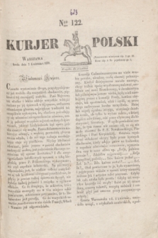 Kurjer Polski. 1830, Nro 122 (7 kwietnia)