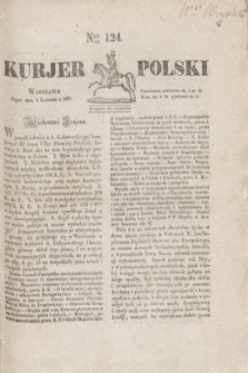 Kurjer Polski. 1830, Nro 124 (9 kwietnia)