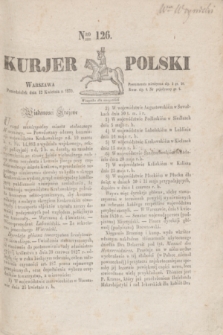 Kurjer Polski. 1830, Nro 126 (12 kwietnia)