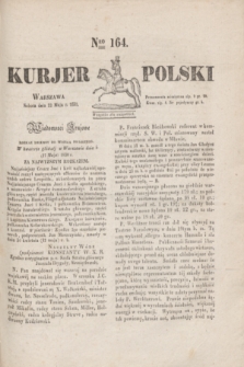 Kurjer Polski. 1830, Nro 164 (22 maja)
