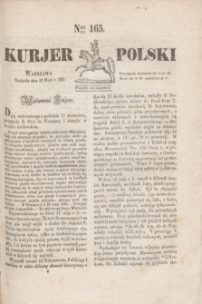Kurjer Polski. 1830, Nro 165 (23 maja)