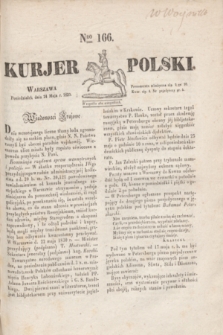 Kurjer Polski. 1830, Nro 166 (24 maja)