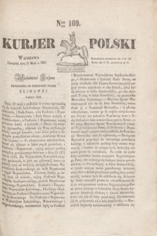 Kurjer Polski. 1830, Nro 169 (27 maja)