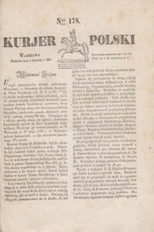Kurjer Polski. 1830, Nro 178 (6 czerwca)