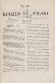 Kurjer Polski. 1830, Nro 207 (7 lipca)
