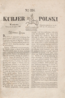 Kurjer Polski. 1830, Nro 224 (24 lipca)