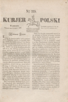 Kurjer Polski. 1830, Nro 225 (25 lipca)