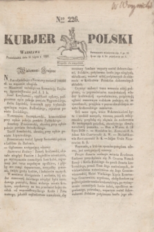 Kurjer Polski. 1830, Nro 226 (26 lipca)