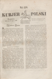 Kurjer Polski. 1830, Nro 228 (28 lipca)