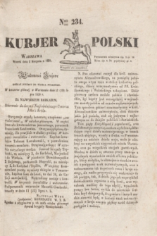 Kurjer Polski. 1830, Nro 234 (3 sierpnia)