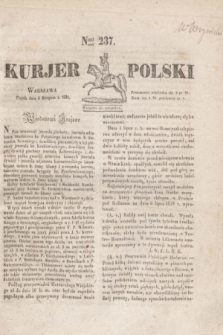 Kurjer Polski. 1830, Nro 237 (6 sierpnia)