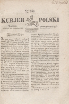 Kurjer Polski. 1830, Nro 253 (23 sierpnia)