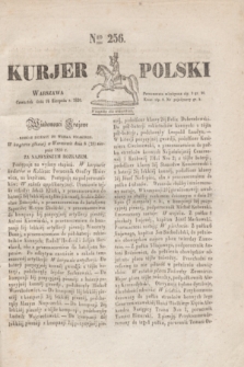 Kurjer Polski. 1830, Nro 256 (26 sierpnia)