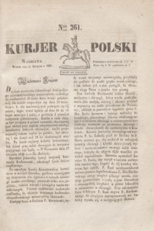 Kurjer Polski. 1830, Nro 261 (31 sierpnia)