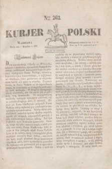 Kurjer Polski. 1830, Nro 262 (1 września)