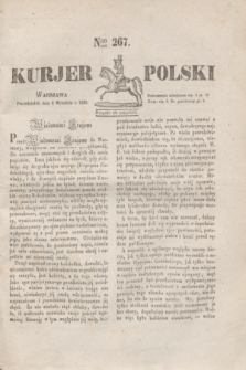 Kurjer Polski. 1830, Nro 267 (6 września)