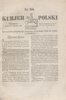 Kurjer Polski. 1830, Nro 268 (7 września)