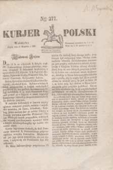 Kurjer Polski. 1830, Nro 277 (17 września)