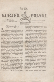 Kurjer Polski. 1830, Nro 278 (18 września)