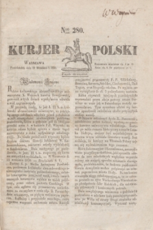 Kurjer Polski. 1830, Nro 280 (20 września)