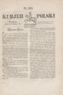 Kurjer Polski. 1830, Nro 282 (22 września)