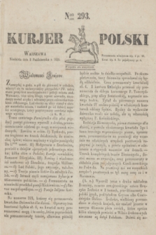 Kurjer Polski. 1830, Nro 293 (3 października)