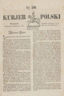 Kurjer Polski. 1830, Nro 299 (9 października)