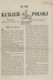 Kurjer Polski. 1830, Nro 301 (11 październik)