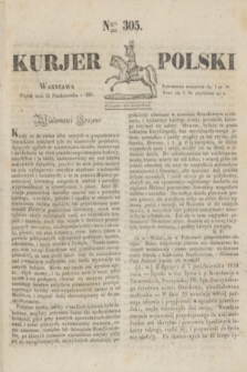 Kurjer Polski. 1830, Nro 305 (15 października)