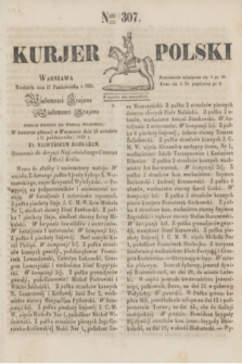 Kurjer Polski. 1830, Nro 307 (17 października)