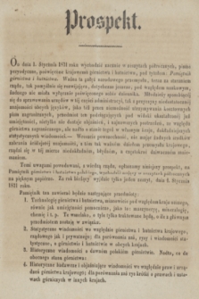 Kurjer Polski. 1830, Nro 318 (28 października) + prospekt