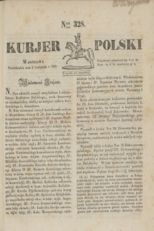 Kurjer Polski. 1830, Nro 328 (8 listopada)