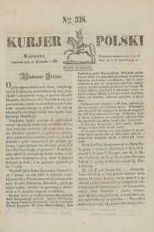 Kurjer Polski. 1830, Nro 338 (18 listopada)