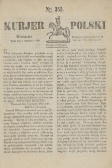 Kurjer Polski. 1830, Nro 355 (8 grudnia)