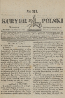 Kuryer Polski. 1830, Nro 373 (27 grudnia)