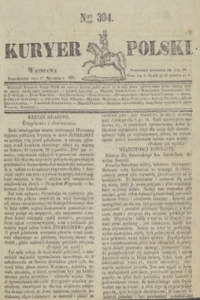 Kuryer Polski. 1831, Nro 394 (17 stycznia)