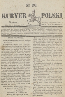 Kuryer Polski. 1831, Nro 399 (22 stycznia)