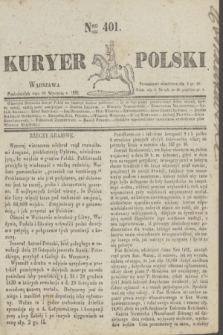Kuryer Polski. 1831, Nro 401 (24 stycznia)