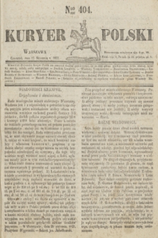 Kuryer Polski. 1831, Nro 404 (27 stycznia)