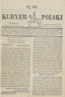 Kuryer Polski. 1831, Nro 405 (28 stycznia)