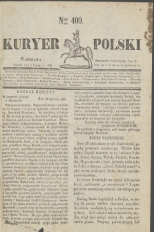 Kuryer Polski. 1831, Nro 409 (1 lutego)
