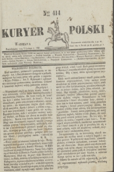 Kuryer Polski. 1831, Nro 414 (7 lutego)