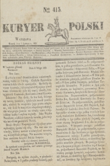 Kuryer Polski. 1831, Nro 415 (8 lutego)